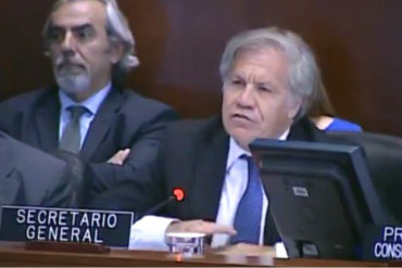 ¡ATENTOS! Luis Almagro, secretario de la OEA, presenta informe sobre crímenes de lesa humanidad en Venezuela