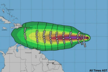 ¡ATENCIÓN! Tormenta Isaac avanza hacia Venezuela, República Dominicana y Puerto Rico