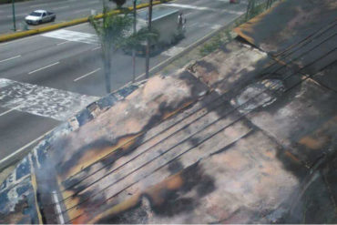 ¡QUÉ TRISTE! Se quemó el emblemático cuatro del parque El Cardenalito en Barquisimeto (+Fotos)