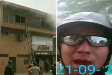 ¡MÁS INTIMIDACIÓN! Abrirán procedimiento contra mototaxista que grabó video mientras llevaba a bombero a un incendio