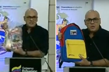 ¿Y LA IGUALDAD? Jorge Rodríguez anuncia que el Gobierno entregará 4 millones de útiles escolares (solo a los niños de escuelas públicas) (+Video)