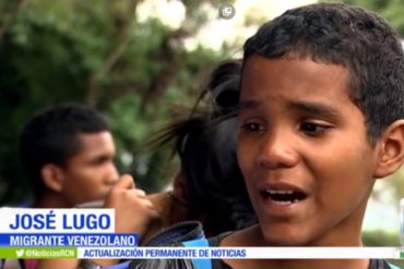 ¡DESGARRADOR! El testimonio de un niño venezolano que caminó durante cuatro días para llegar a Colombia (+Video)