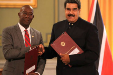 ¿ALÓ, NICOLÁS? Trinidad y Tobago se sacude y decide apoyar posición Guyana en controversia fronteriza con Venezuela