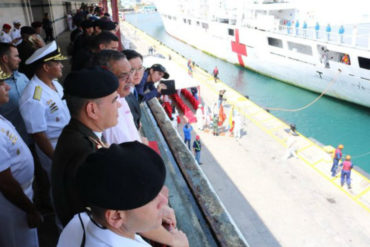 ¡MÍRELO USTED MISMO! Así fue la llegada del buque hospital chino al puerto de La Guaira #22Sep (+Foto +Videos)