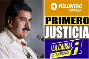 ¡LO ÚLTIMO! Voluntad Popular, Primero Justicia y Causa R crean nueva alianza para hacerle frente a Maduro