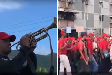 ¡SE CAEN A MENTIRAS! Chavistas durante marcha en Guarenas: “Aquí no hay crisis humanitaria” (+Video)