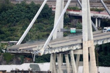 ¡IMPACTANTE! Sale a la luz nuevo video del puente Morandi antes del derrumbe: tenía una grieta y esta es la prueba