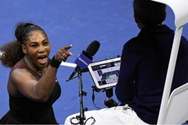 ¡TREMENDA NOVELA! Serena Williams se enfureció en la final del US Open y armó este show (+Video)