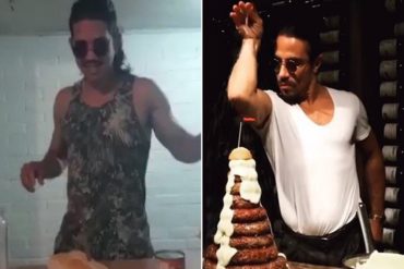 ¿SALT BAE CRIOLLO? Mira el doble del cocinero que le sirvió el banquete a Maduro en Turquía (+Video +su especialidad es pan con atún)
