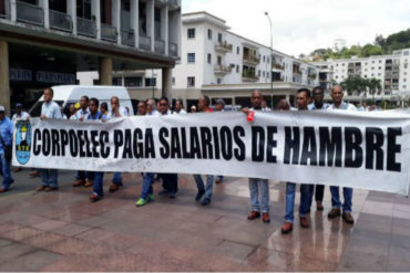 ¡SE LAS CANTARON! «Motta, rata, paganos la plata», Trabajadores de Corpoelec rechazan la nueva tabla salarial (+Video)