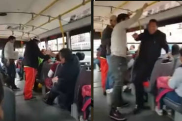 ¡LO RESPALDARON! Peruanos defendieron a venezolano que fue atacado verbalmente por un hombre en un autobús (+Video)