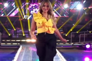 ¡VEA! Migbelis pasó a siguiente ronda de «Nuestra Belleza Latina» con look que le marcaba las curvas (+Video + le lanzó a Osmel)