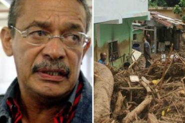 ¡SI TÚ LO DICES! García Carneiro tras destrozos por fuertes lluvias: «Vargas está en absoluta normalidad, no estamos en emergencia» (+Video)