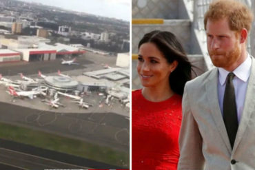 ¡QUÉ MIEDO! El príncipe Harry y Meghan Markle pasaron tremendo susto en pleno vuelo (Conozca los detalles)