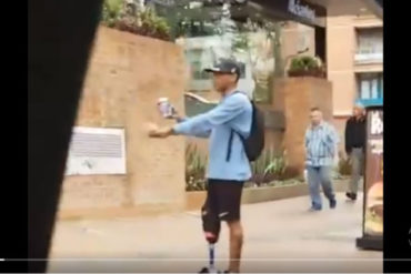 ¡MOTIVADOR! La alentadora historia de un joven venezolano que emigró con una prótesis en la pierna a Colombia (Video)