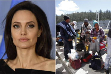 ¡LE CONTAMOS! Angelina Jolie resumió experiencia con migrantes venezolanos en esta estremecedora declaración