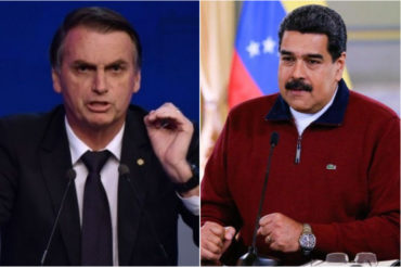 ¡ESO DOLIÓ! El mortal dardo de Bolsonaro a Maduro: «No es quien manda. Maduro es hoy un fantoche en Venezuela»