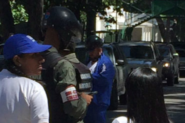 ¡VÉALO! Este es el rostro del supuesto “colectivo” que habría intimidado a trabajadores de la UPEL en protesta de El Paraíso (+FOTOS)