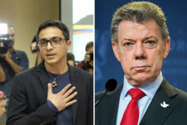 ¡FRONTAL! “Tarde que temprano nos veremos en la Corte. No hay Nobel que limpie su maldad”: Lorent Saleh advirtió al expresidente colombiano Juan Manuel Santos