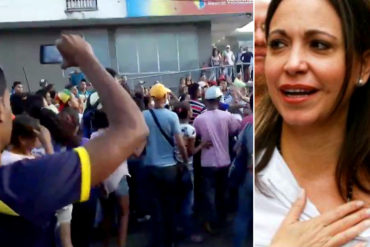 ¡URGENTE! Colectivos armados agredieron a María Corina en Bolívar: Denuncian que fue golpeada en la cara (+Video)