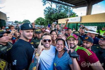 ¡GENEROSO! Nacho llevó ayuda a venezolanos en la frontera con Colombia (entregó más de 100 bolsas de mercado) (+Fotos y Video)