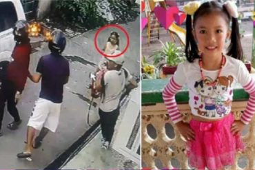 ¡INCREÍBLE! Así fue como una niña de 8 años intentó impedir que sujetos armados robaran a su papá (+Video de la valiente +Amenaza)