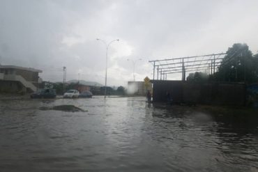 ¡VÉALO! Así de inundado quedó el puente Hugo Chávez en Cumaná tras el palo de agua (+Fotos)