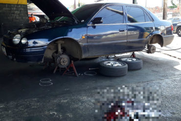 ¡VIOLENCIA DESATADA! Mataron a escolta del cónsul de Italia en Maracaibo mientras arreglaba su carro