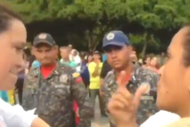 ¡DE FRENTE! «Sos la única que la tenéis bien puesta”, lo que le dijo una maracucha chavista a Maria Corina (+Video)