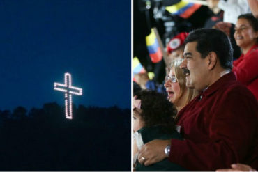 ¡VEA! Maduro participó en el encendido de la Cruz del Ávila este domingo 31 de octubre: «Llegó la Navidad a nuestro país» (+Video)