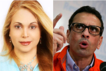 ¡LO ESTALLÓ! Hasta Adriana Azzi le da con el tobo a Capriles: Tu falta de valor te condena, ríndete, cobarde