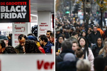 ¡LA LOCURA! Así se vivió el multitudinario Black Friday en EEUU (+Fotos + Video)