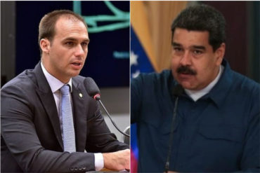 ¡FRONTAL! Hijo de Bolsonaro fijó posición en contra de la cúpula: “La solución a la crisis empieza por la salida de Maduro”