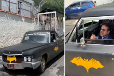 ¡RIDÍCULO! Rafael Lacava llegó a Globovisión manejando el «carro de Drácula»: «Antes vine en burro, pero ya la cosa mejoró» (+Video)