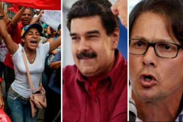 ¡SE EXCEDIÓ! Chavista sale en defensa de Maduro: Él paga bonos y manda comida, Lorenzo Mendoza es el que sube precios (+la estallaron)