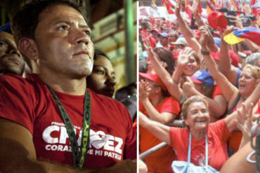 ¡SE ALTERÓ! Chavista voló los tapones y se las canta a sus “camaradas”: “El gobierno de Maduro es una mierd* y punto”