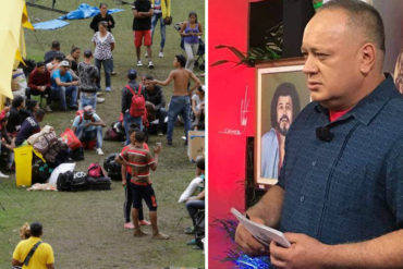 ¡SEPA! Lo que dijo Diosdado sobre disturbios en refugio de Bogotá: «No creo que sean venezolanos»