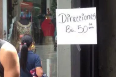 ¡VIVEZA CRIOLLA! Abuela cobra 50 bolívares «por dar direcciones» a la salida del Metro de Sabana Grande (+Foto)