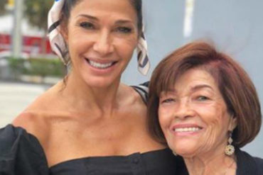 ¡LLEGA AL CORAZÓN! Así fue el emotivo reencuentro entre Catherine Fulop y su mamá en Caracas (+Video)