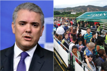 ¡LE CONTAMOS! La dura advertencia de Iván Duque: Migración de venezolanos es insostenible