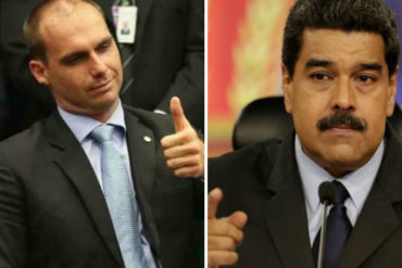 ¡SEPA! Eduardo Bolsonaro: “Con Maduro en Venezuela, las elecciones libres son imposibles”