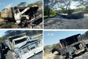 ¡IMPACTANTE! 3 muertos y 12 camiones quemados dejó enfrentamiento por contrabando de gasolina en Paraguachón (+Fotos)