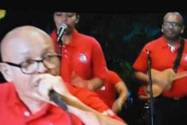 ¡PENA AJENA! La ridícula actuación de estos gaiteros chavistas durante el programa de Diosdado (+Video)