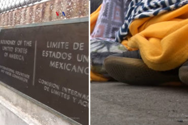 ¡POBRE HOMBRE! Este venezolano tiene 18 días intentando cruzar la frontera de EEUU (pide asilo con sus hijos de 2 y 7 años) (+Video)