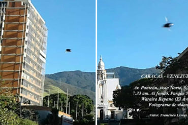 ¿OVNI o Dron? Las polémicas fotos tomadas en la avenida Panteón de Caracas que generaron debate en Twitter