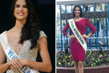 ¡EMOTIVO! El mensaje que envió nuestra Miss International 2018: Dios pone en nuestra vida lo justo, ¡lo logramos, Venezuela!