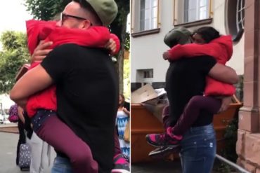 ¡EMOTIVO! Venezolano emigró y así logró reencontrarse con su pequeña sobrina (+Video conmovedor)