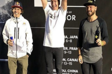 ¡PURO TALENTO! Conozca al ciclista venezolano que llegó al podio de la Copa del Mundo BMX freestyle en China