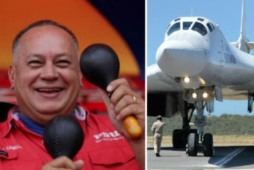 ¡DESCARADO! Diosdado se burla de las críticas por los bombarderos rusos: Ayer pedían intervención militar y hoy se desata locura escuálida