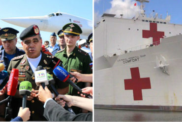 ¡FRONTAL! EE.UU. condena llegada de bombarderos rusos a Venezuela y da el buen ejemplo: Nosotros enviamos un buque hospital